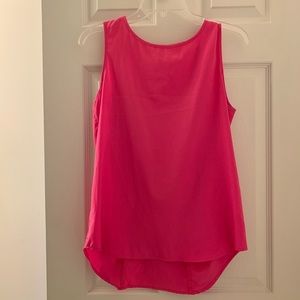 Hot pink tank top